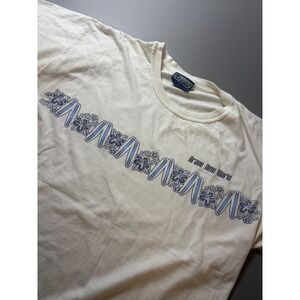 VTG Brave New World Surf Shop USA Shirt Graphic Surfboards &‎ Flowers Large